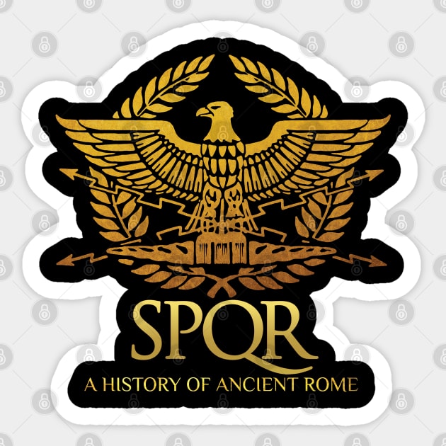 A History of Ancient Rome Sticker by TeeGo